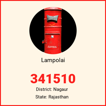 Lampolai pin code, district Nagaur in Rajasthan