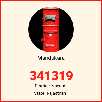 Mandukara pin code, district Nagaur in Rajasthan