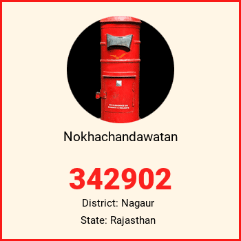 Nokhachandawatan pin code, district Nagaur in Rajasthan