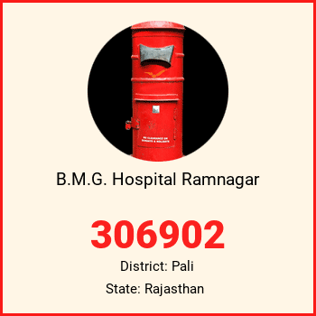 B.M.G. Hospital Ramnagar pin code, district Pali in Rajasthan