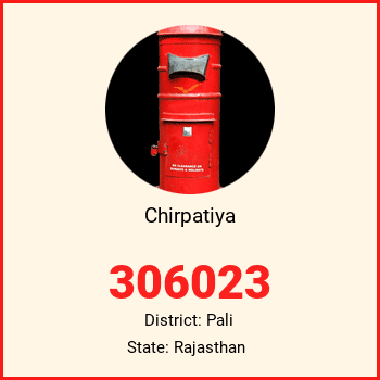 Chirpatiya pin code, district Pali in Rajasthan