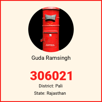 Guda Ramsingh pin code, district Pali in Rajasthan