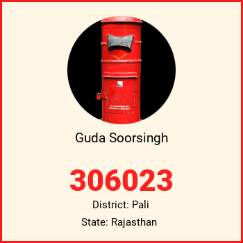 Guda Soorsingh pin code, district Pali in Rajasthan