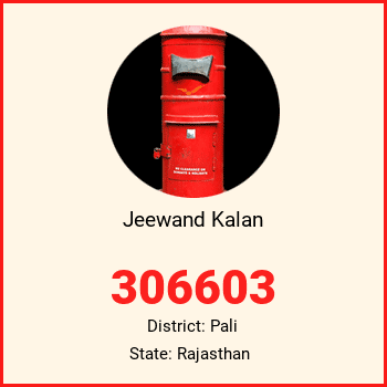 Jeewand Kalan pin code, district Pali in Rajasthan