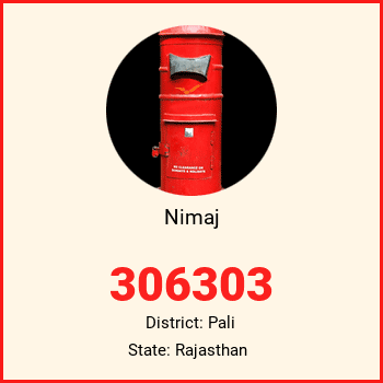 Nimaj pin code, district Pali in Rajasthan