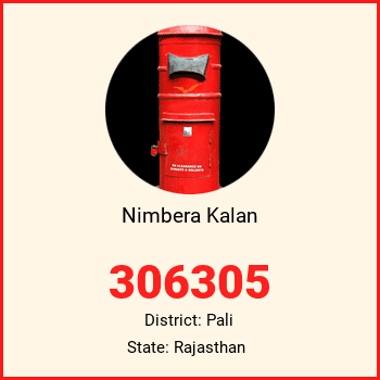 Nimbera Kalan pin code, district Pali in Rajasthan