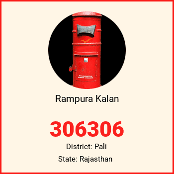 Rampura Kalan pin code, district Pali in Rajasthan