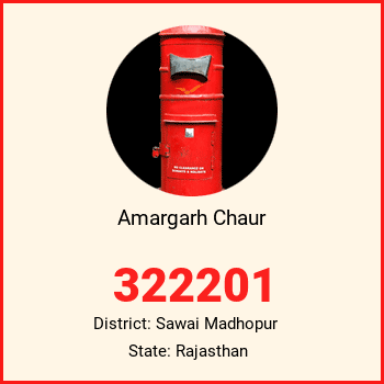 Amargarh Chaur pin code, district Sawai Madhopur in Rajasthan