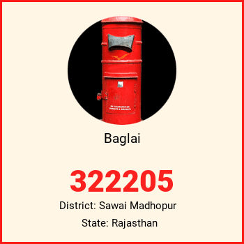 Baglai pin code, district Sawai Madhopur in Rajasthan