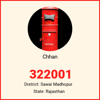 Chhan pin code, district Sawai Madhopur in Rajasthan