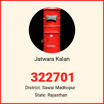 Jatwara Kalan pin code, district Sawai Madhopur in Rajasthan