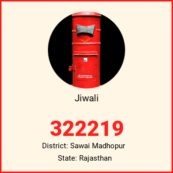 Jiwali pin code, district Sawai Madhopur in Rajasthan