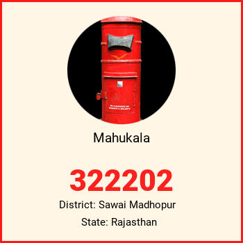 Mahukala pin code, district Sawai Madhopur in Rajasthan