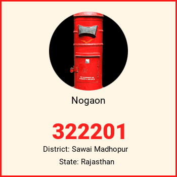 Nogaon pin code, district Sawai Madhopur in Rajasthan