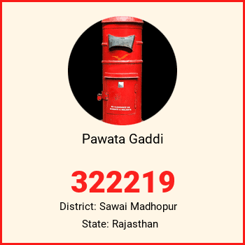 Pawata Gaddi pin code, district Sawai Madhopur in Rajasthan