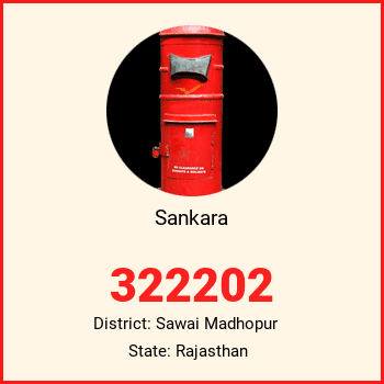 Sankara pin code, district Sawai Madhopur in Rajasthan