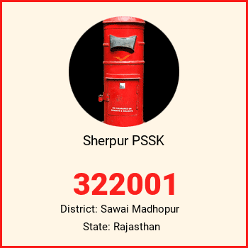 Sherpur PSSK pin code, district Sawai Madhopur in Rajasthan