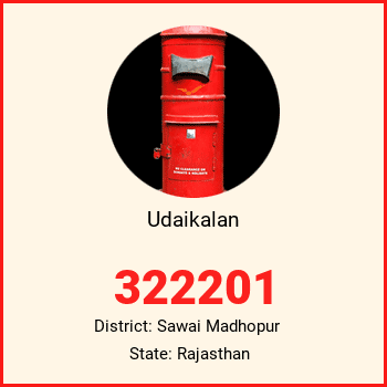 Udaikalan pin code, district Sawai Madhopur in Rajasthan
