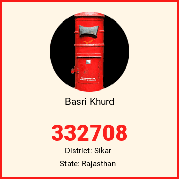 Basri Khurd pin code, district Sikar in Rajasthan