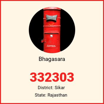 Bhagasara pin code, district Sikar in Rajasthan
