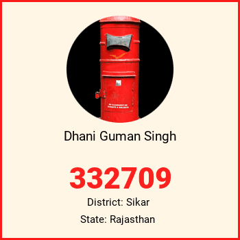 Dhani Guman Singh pin code, district Sikar in Rajasthan