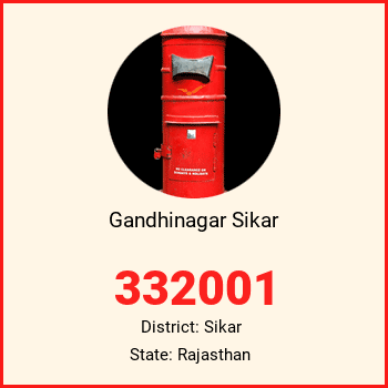 Gandhinagar Sikar pin code, district Sikar in Rajasthan