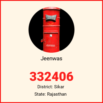 Jeenwas pin code, district Sikar in Rajasthan