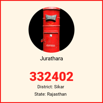 Jurathara pin code, district Sikar in Rajasthan