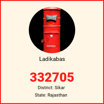 Ladikabas pin code, district Sikar in Rajasthan