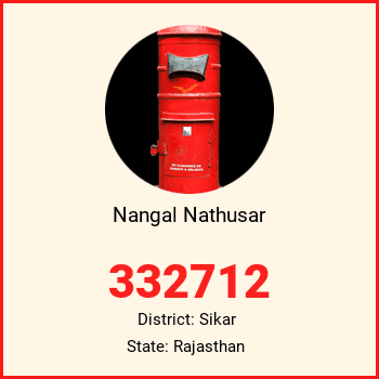 Nangal Nathusar pin code, district Sikar in Rajasthan