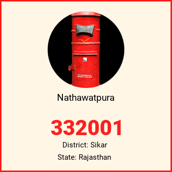 Nathawatpura pin code, district Sikar in Rajasthan