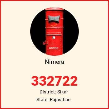 Nimera pin code, district Sikar in Rajasthan