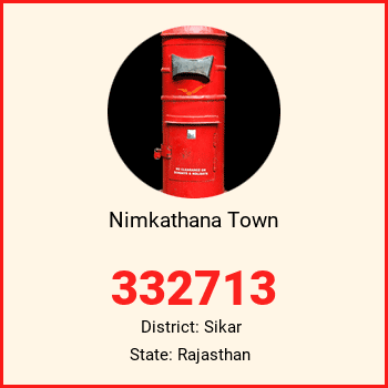 Nimkathana Town pin code, district Sikar in Rajasthan
