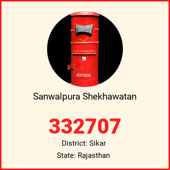 Sanwalpura Shekhawatan pin code, district Sikar in Rajasthan
