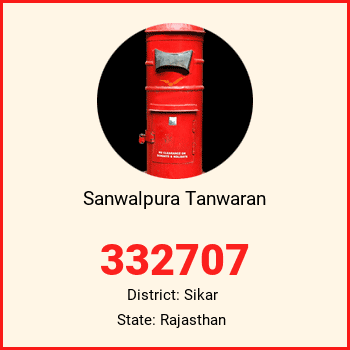 Sanwalpura Tanwaran pin code, district Sikar in Rajasthan