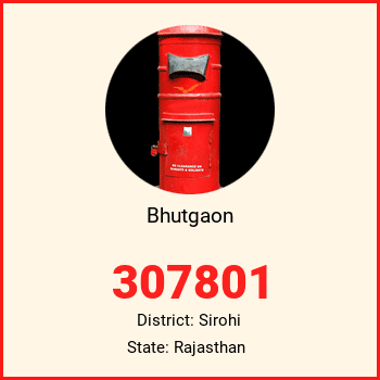 Bhutgaon pin code, district Sirohi in Rajasthan