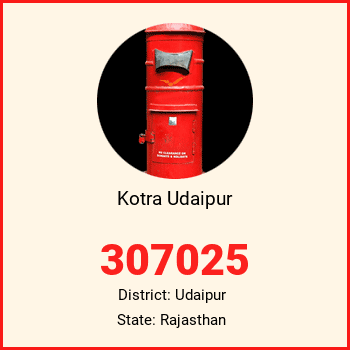 Kotra Udaipur pin code, district Udaipur in Rajasthan