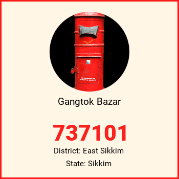 Gangtok Bazar pin code, district East Sikkim in Sikkim