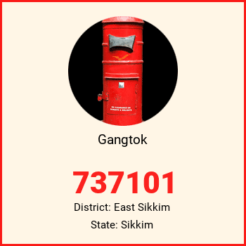 Gangtok pin code, district East Sikkim in Sikkim