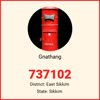 Gnathang pin code, district East Sikkim in Sikkim