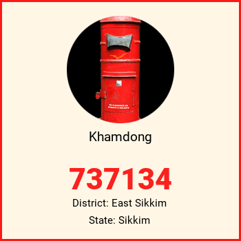 Khamdong pin code, district East Sikkim in Sikkim