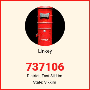 Linkey pin code, district East Sikkim in Sikkim