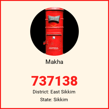 Makha pin code, district East Sikkim in Sikkim