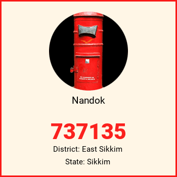 Nandok pin code, district East Sikkim in Sikkim