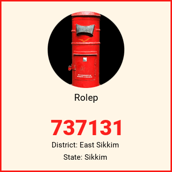 Rolep pin code, district East Sikkim in Sikkim
