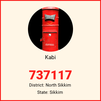 Kabi pin code, district North Sikkim in Sikkim