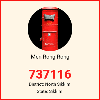 Men Rong Rong pin code, district North Sikkim in Sikkim