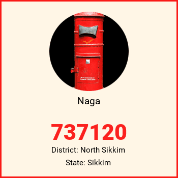 Naga pin code, district North Sikkim in Sikkim