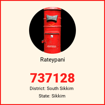 Rateypani pin code, district South Sikkim in Sikkim