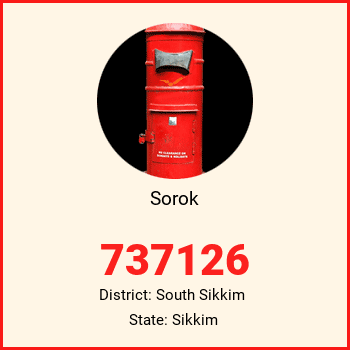 Sorok pin code, district South Sikkim in Sikkim